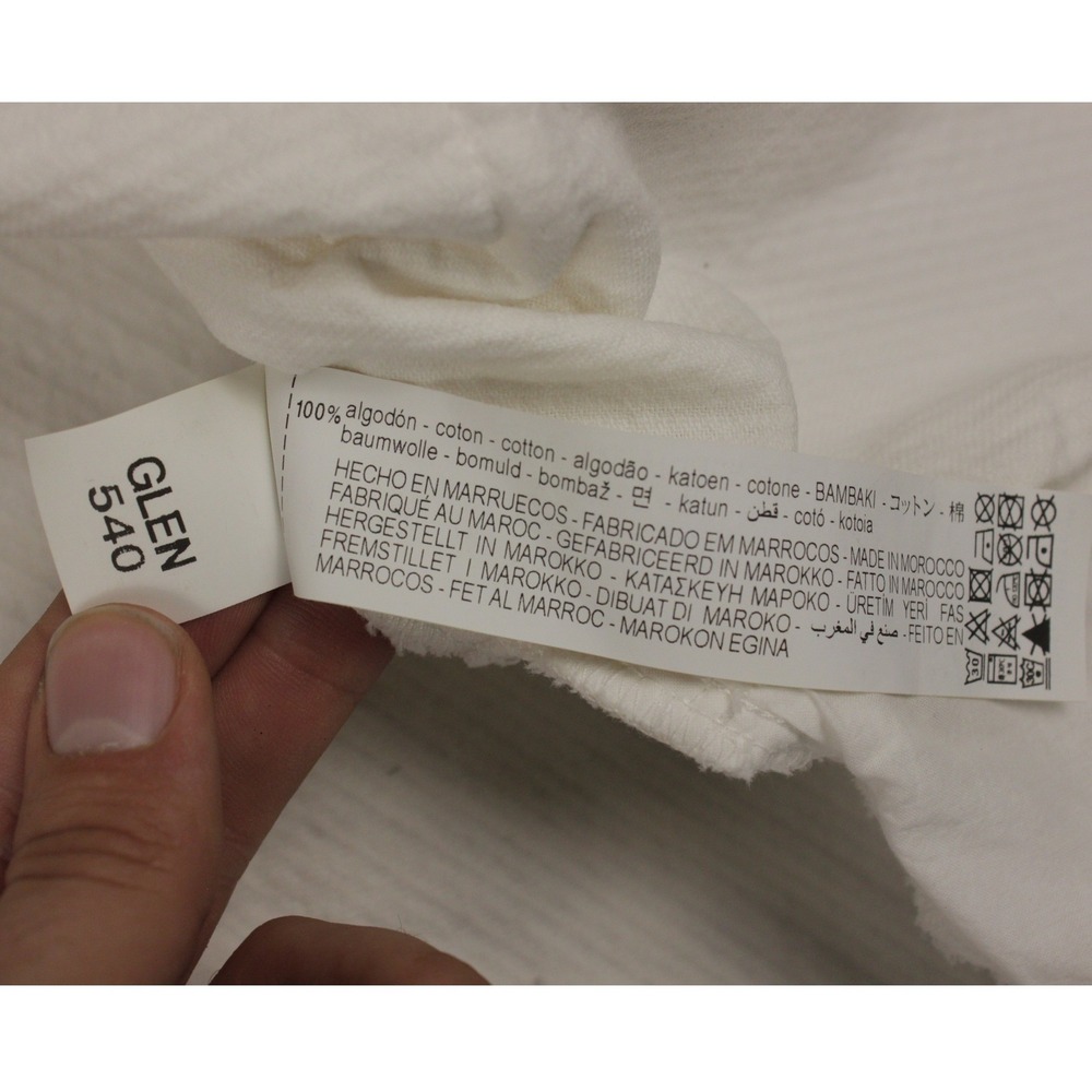 Zara Cream Corduroy Shacket Womens XS Oversized Cozy Fall Casual Jacket - Picture 5 of 11